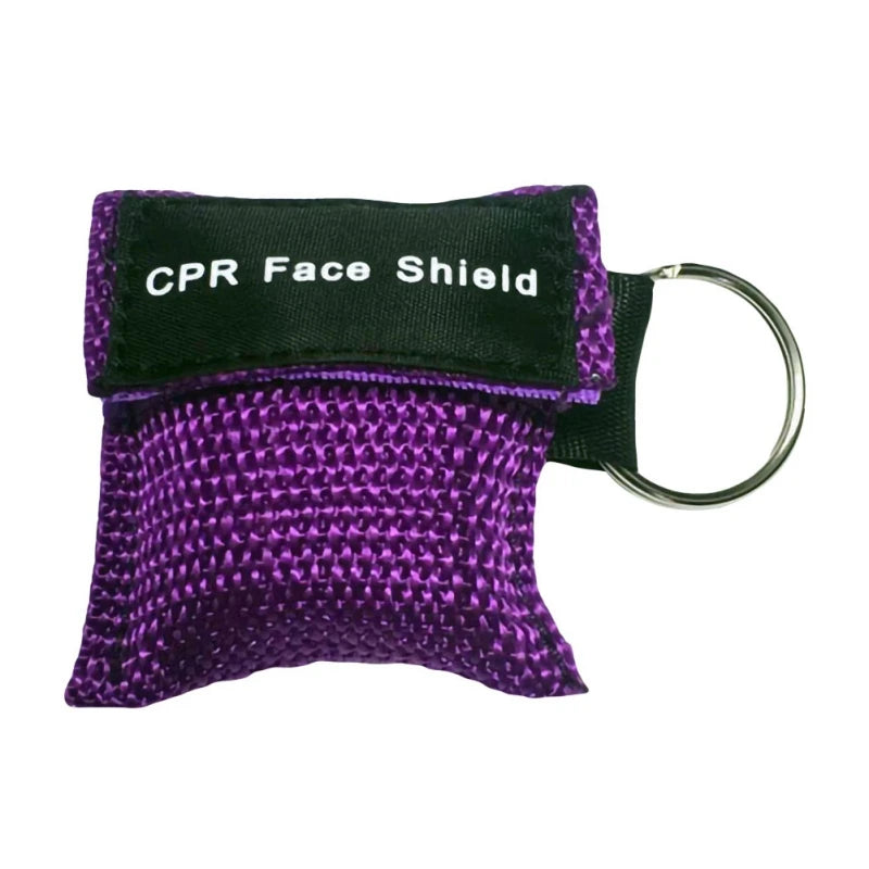 Outdoor Emergency Face Shield CPR Mask Multi-function Tool PE CPR Face Shields Pocket Mask for First Aid CPR Training