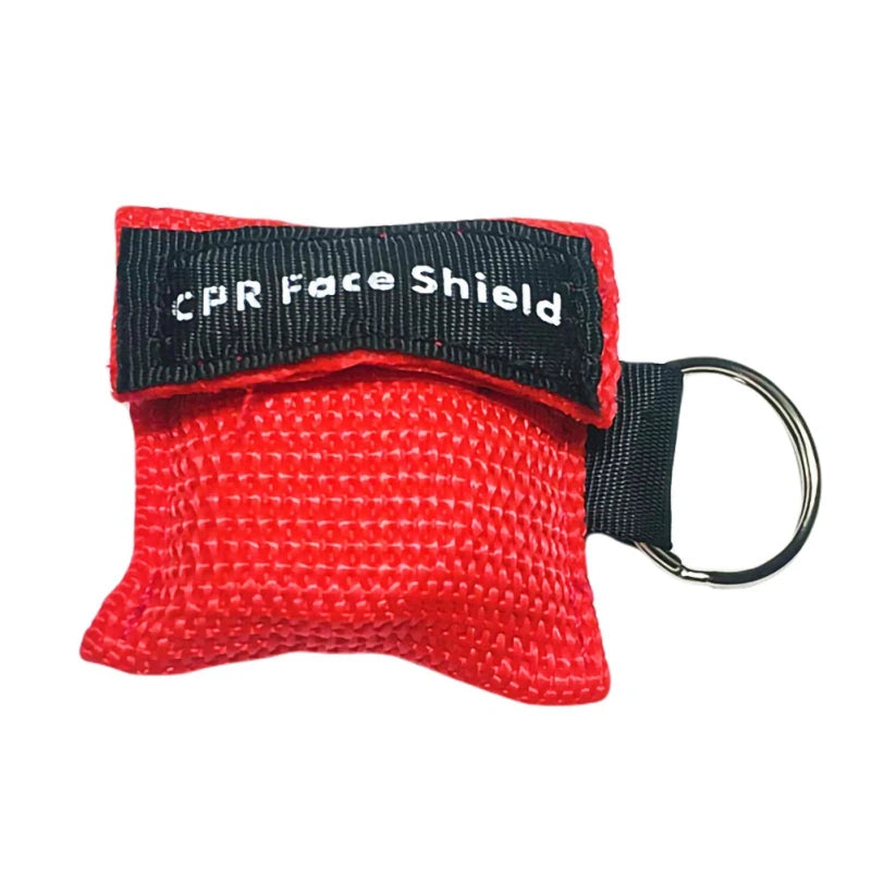 Outdoor Emergency Face Shield CPR Mask Multi-function Tool PE CPR Face Shields Pocket Mask for First Aid CPR Training