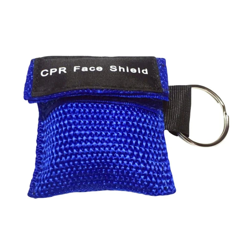 Outdoor Emergency Face Shield CPR Mask Multi-function Tool PE CPR Face Shields Pocket Mask for First Aid CPR Training